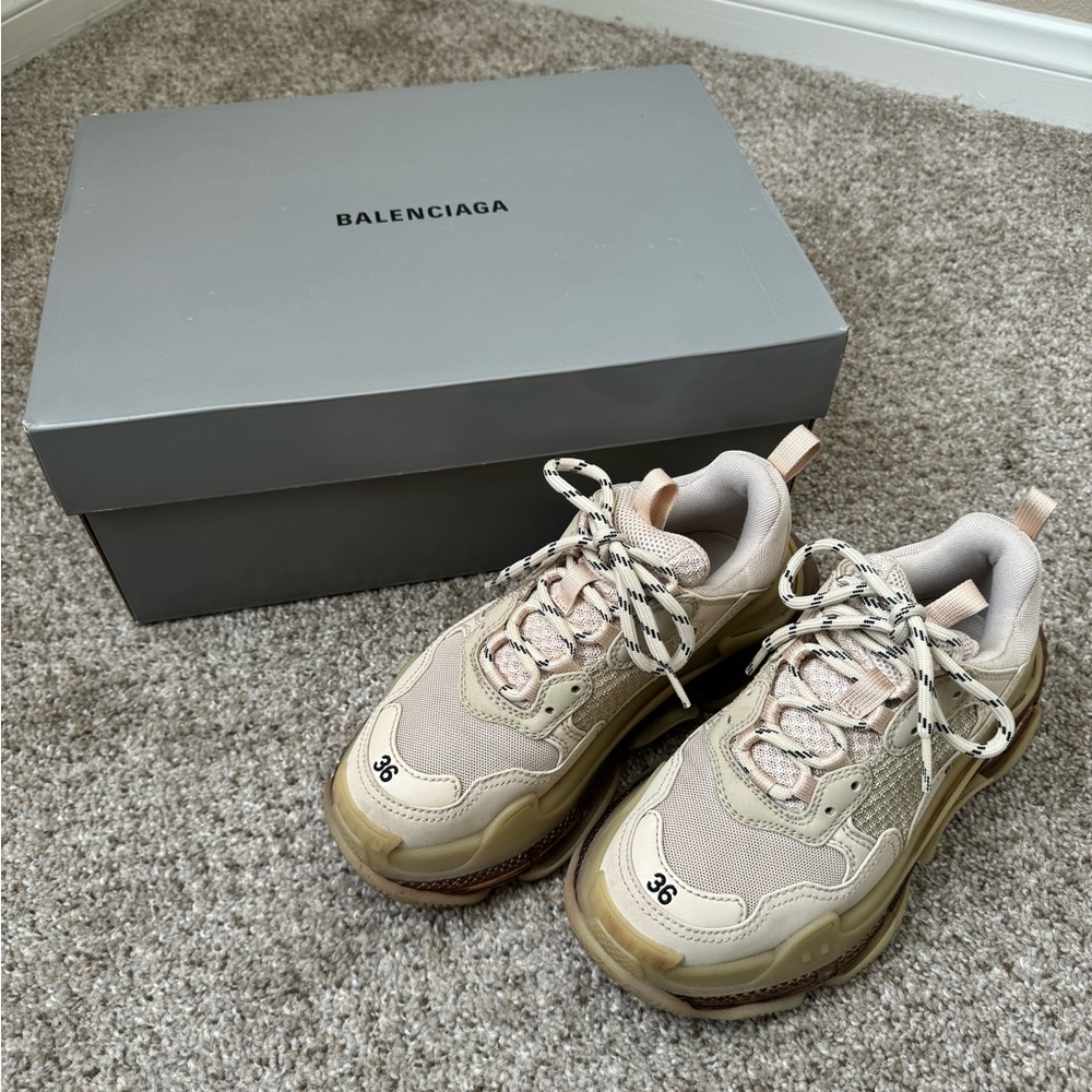 Balenciaga - Triple S Clear Sole Sneaker